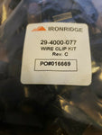 (2 Packs of 20ea Per Lot) IronRidge 29-4000-077 RevCAE Wire Clips New In Package-Mega Mart Warehouse-Ultimate Unclaimed Freight Buyer and Seller Specialists