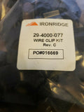 (2 Packs of 20ea Per Lot) IronRidge 29-4000-077 RevCAE Wire Clips New In Package-Mega Mart Warehouse-Ultimate Unclaimed Freight Buyer and Seller Specialists