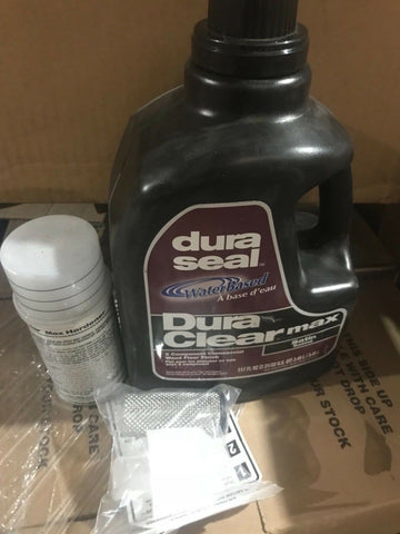 Dura Seal DuraClear Max Satin Two Component Water Based, HARDENER AND STRAINER-Mega Mart Warehouse-Ultimate Unclaimed Freight Buyer and Seller Specialists