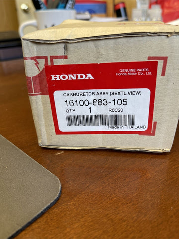 GENUINE HONDA 16100-883-105 Carburetor  G150 G200 Engine Replace 16100-883-095