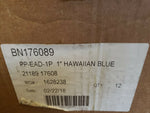 (CASE OF 12) 3 HOLE BINDERS, 2 POCKETS, PP-EAD-1P, HAWAIIAN BLUE-Mega Mart Warehouse-Ultimate Unclaimed Freight Buyer and Seller Specialists