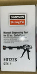 NEW Simpson Strong-Tie EDT22S Epoxy Dispensing Tool for 22 oz. Cartridges-Mega Mart Warehouse-Ultimate Unclaimed Freight Buyer and Seller Specialists