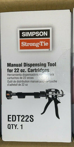 NEW Simpson Strong-Tie EDT22S Epoxy Dispensing Tool for 22 oz. Cartridges-Mega Mart Warehouse-Ultimate Unclaimed Freight Buyer and Seller Specialists