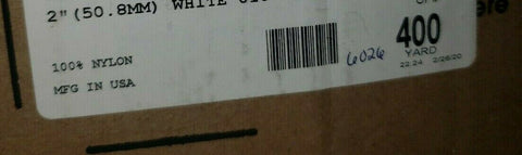 MESH HOOK AND LOOP FASTENER 2" WHITE 010 SEW-ON 0498, 400 YARDS-Mega Mart Warehouse-Ultimate Unclaimed Freight Buyer and Seller Specialists