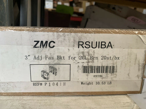 NEW ZMC 3″ Adj Fascia Bracket for 2CL 1 1/2″ RS Clutch, RSUIBA Brn (20 PC BOX)