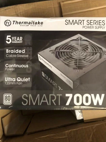 Thermaltake Smart 700W 80 Plus ATX Non-Modular Power Supply-Mega Mart Warehouse-Ultimate Unclaimed Freight Buyer and Seller Specialists