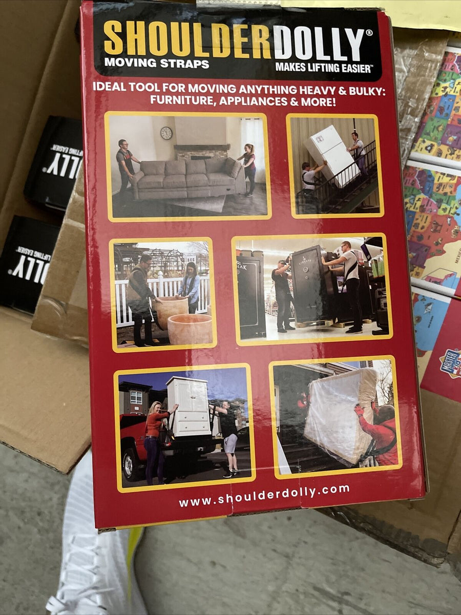 Shoulder Dolly Moving Straps Lift up to 800lbs Shoulderdolly Mega...