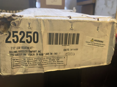 NEW Hellwig 25250 2-1/2" Leaf Mounting Kit