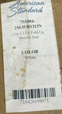 BRAND NEW SMFSS 1313 FLIP UP SHOWER SEAT WHITE 13 IN.  X13  IN.