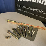 (7) CONCRETE ANCHOR BOLTS 8.8 YELLOW ZINC 3/4" DIA  X 5" L