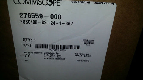 GENUINE COMMSCOPE  276559-000  FOSC400-B2-24-1-BGV-Mega Mart Warehouse-Ultimate Unclaimed Freight Buyer and Seller Specialists