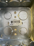 BRAND NEW Steel City 52151-1/2-3/4 Pre-Galvanized Steel Square Box   14 PER LOT