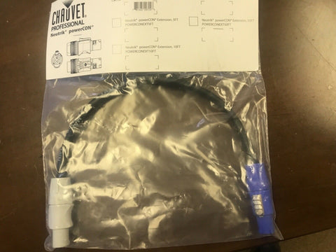 NEW CHAUVET PROFESSIONAL powerCon Extension Cable (18")-Mega Mart Warehouse-Ultimate Unclaimed Freight Buyer and Seller Specialists