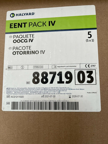 HALYARD EENT DRAPE PACKS 88719 ( 5 PACK CASE)