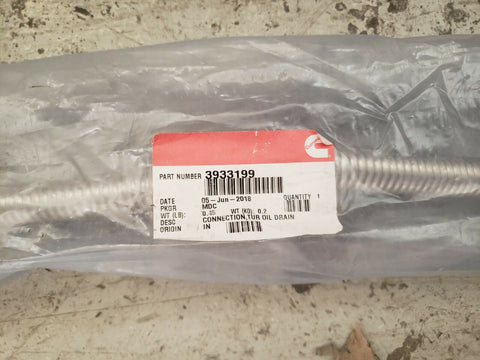 GENUINE OEM Cummins CONNECTION, TUR OIL DRAIN 3933199-Mega Mart Warehouse-Ultimate Unclaimed Freight Buyer and Seller Specialists