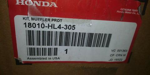 (1) OEM Honda Muffler Protector Kit SxS1000 Offroad Dirt 06190-HL4-305-Mega Mart Warehouse-Ultimate Unclaimed Freight Buyer and Seller Specialists