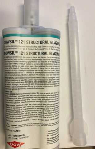 NEW DOWSIL 121 Black Structural Glazing Sealant, *Case Of 12*-Mega Mart Warehouse-Ultimate Unclaimed Freight Buyer and Seller Specialists