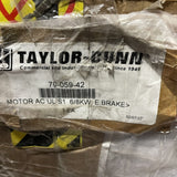 NEW TAYLOR DUNN MOTOR ASSY,AC, W/ E.BRAKE- (70-059-42)