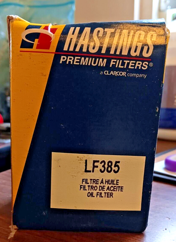 HASTINGS LF385 PREMIUM OIL FILTER (FREE SHIPPING)