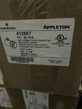 (CASE OF 40) EMERSON APPLETON 4125ST SET SCREW TPE CONNECTOR 1-1/4"-Mega Mart Warehouse
