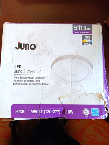 JUNO 90CRI  LED SLIM FORM MOUNT DOWNLIGHT  10 W