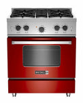 NEW BIG CHILL 30" 4 BURNER PROFESSIONAL GAS RANGE, CHERRY RED, LIQUID PROPANE-Mega Mart Warehouse-Ultimate Unclaimed Freight Buyer and Seller Specialists