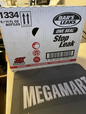 Bar's Leaks 1334 Works with All Oil ATF PS Fluids ( 5/ 11 fl oz BOTTLES )
