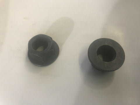 (100) HEX FLANGE NUTS , BLACK SPL, 1/2"-13 , SPIRALOCK-Mega Mart Warehouse-Ultimate Unclaimed Freight Buyer and Seller Specialists