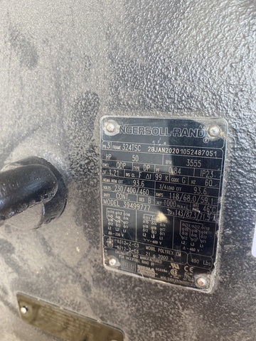 Neuf Authentique 39499777 Ingersoll Rand (OEM) Moteur, 50HP, 230/460V, 60Z