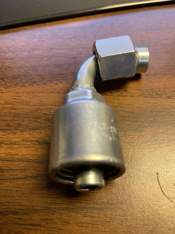 Gates G25180-0808 Hydraulic Fitting 90 Deg Bent Tube Female JIC 37 Deg 1/2" Hose-Mega Mart Warehouse