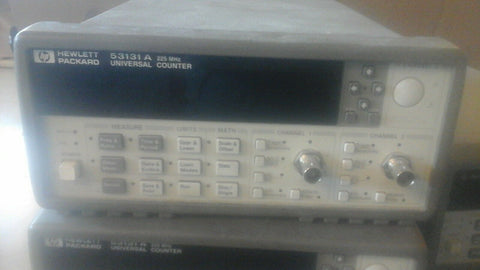 HP / Agilent 53131A 225 MHz Universal Frequency Counter "NO OPTIONS INSTALLED"-Mega Mart Warehouse-Ultimate Unclaimed Freight Buyer and Seller Specialists
