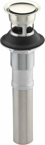 (1) NEW Kohler Pop-Up Clicker Drain With Overflow 7124-A-SN-Mega Mart Warehouse