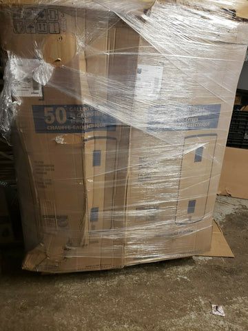 4 RUUD PROE50 M2 RU95 PROFESSIONAL ACHIEVER ELEC 50 GAL HOT WATER TANK 4500 240V-Mega Mart Warehouse-Ultimate Unclaimed Freight Buyer and Seller Specialists