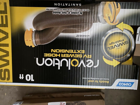 BRAND NEW Camco 39623 RV Revolution 10ft Sewer Hose Extension
