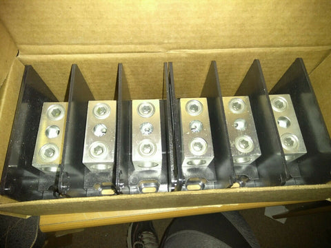 NEW BURNDY BDBMHC113503 - PACK OF 2 - POWER DISTRIBUTION BLOCK, 3 POLE-Mega Mart Warehouse-Ultimate Unclaimed Freight Buyer and Seller Specialists