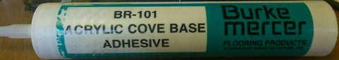 (10 TUBES) NEW Burke BR-101 Acrylic Wall Base Adhesive ( 30 Oz. Cartridge )-Mega Mart Warehouse-Ultimate Unclaimed Freight Buyer and Seller Specialists