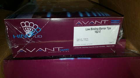 NEW AvantGuard Low Binding Barrier Tips 10uL E NATURAL STERILE MIDSCI 960PC PACK-Mega Mart Warehouse-Ultimate Unclaimed Freight Buyer and Seller Specialists
