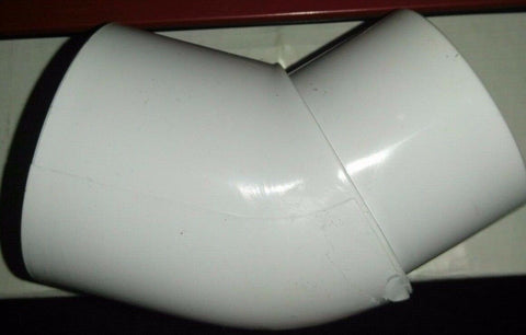 10-CMP Custom Molded Products 45 Street Elbow, 2" Slip x 2" Spigot-Mega Mart Warehouse-Ultimate Unclaimed Freight Buyer and Seller Specialists