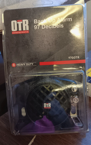 NEW OTR HEAVY DUTY BACK UP ALARM 97GOTR (FREE SHIPPING)