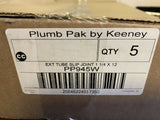 NEW Keeney PP945W Plastic Slip Joint Extension Tubes 1-1/4 Dia. x 12 L in.