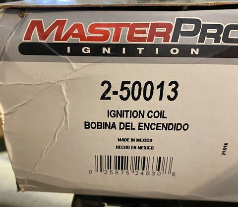 BRAND NEW MasterPro Ignition Coil, NIB, 2-50013