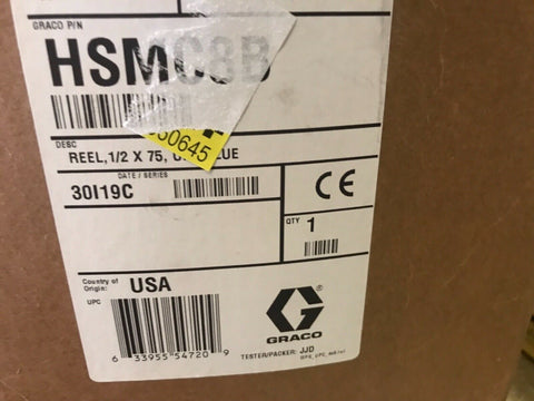 Graco HSMC8B XD30 Oil Hose Reel 1/2" x 75'-Mega Mart Warehouse-Ultimate Unclaimed Freight Buyer and Seller Specialists