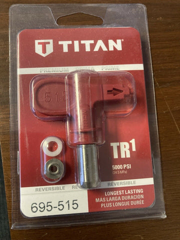 NEW PREMIUM TITAN TR-1 695-515 REVERSIBLE AIRLESS SPRAY TIP-Mega Mart Warehouse
