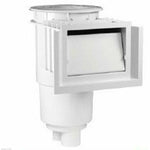 AquaStar SKR101 - Skimmer W/ Float Assembly Basket Lid Collar - White