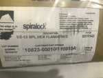 (100) HEX FLANGE NUTS , BLACK SPL, 1/2"-13 , SPIRALOCK-Mega Mart Warehouse-Ultimate Unclaimed Freight Buyer and Seller Specialists