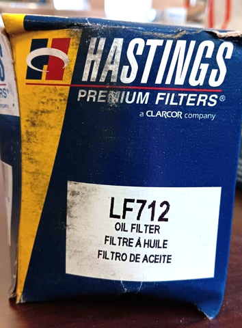 HASTINGS LF712 PREMIUM OIL FILTER (FREE SHIPPING)