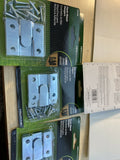 NEW Hillman Flush Mount Hangers 1.75" x 1.5"  Package of 2 #121158   ( 5 SETS )