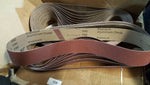 PREMIUM ALUMINUM OXIDE P80 GRIT SANDING BELT 2" X 42" (20 PC LOT)-Mega Mart Warehouse-Ultimate Unclaimed Freight Buyer and Seller Specialists