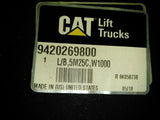 NEW OEM CAT FORKLIFT L/B, 5M25C, W1000-Mega Mart Warehouse-Ultimate Unclaimed Freight Buyer and Seller Specialists