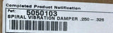 NEW Lot of (50) PLP  5050103  Spiral Vibration Damper Dia. .250-.326  49" Long